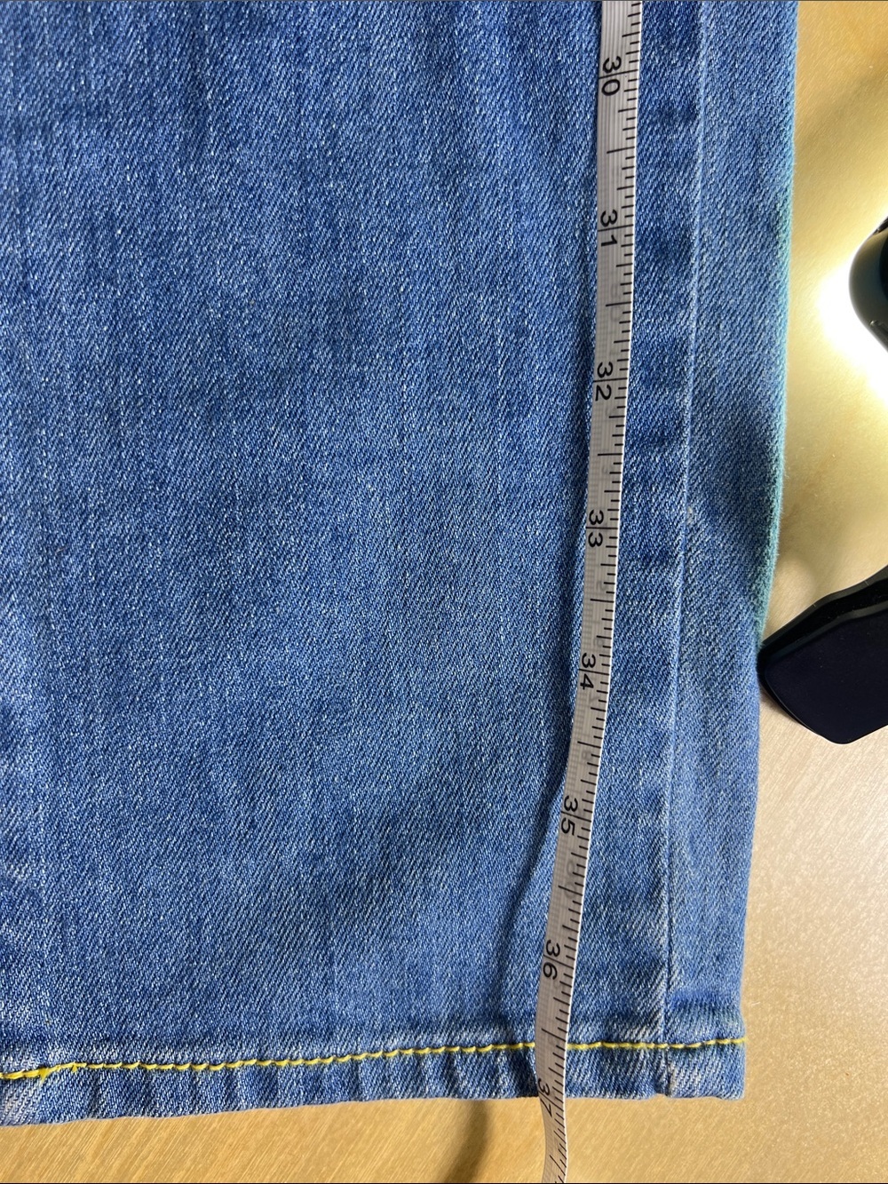 Rich & Skinny Medium Blue Skinny Jeans with Subtle Distressing size 26 - Picture 8 of 10